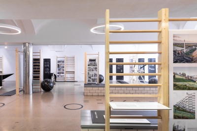 Ausstellung "Bauten für Bewegung" im HDA