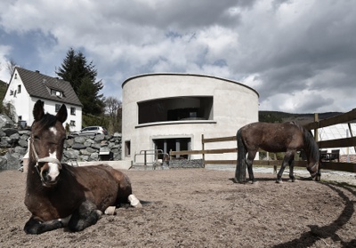 Rückseite Villa F von Christoph Hesse Architekten in Titmaringhausen, Deutschland