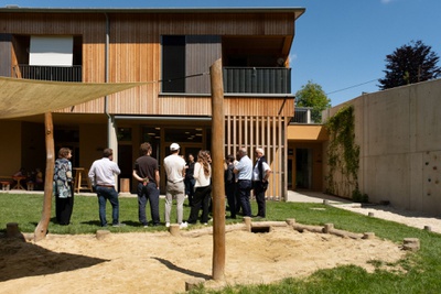 24.05.2024, Exkursion Kommunalbauten aus Holz_proHolz