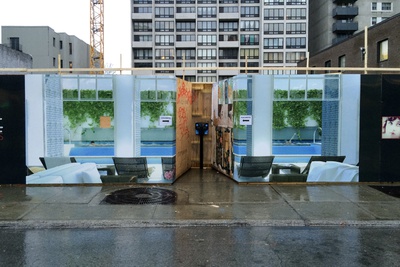 Paul Landon, Dissolving Futures, detail of the digital slide-show