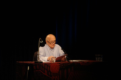 Lesung Friedrich Achleitner, Literaturhaus Graz – Architektursommer 2015
