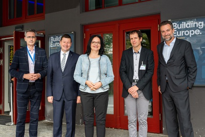 v.l.n.r.: Christian Kühn, Martin Selmayr, Andrea Mayer, Tomaž Kriŝtof, Andreas Tropper