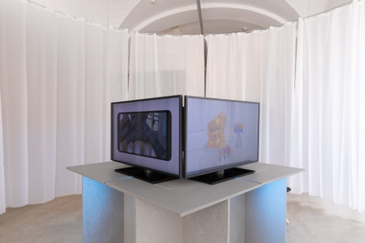 Ausstellungsansichten "Fortschritt zu Wohnbau"