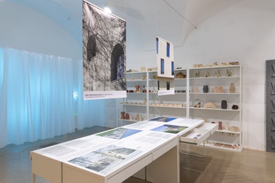 Ausstellungsansichten "Fortschritt zu Wohnbau"