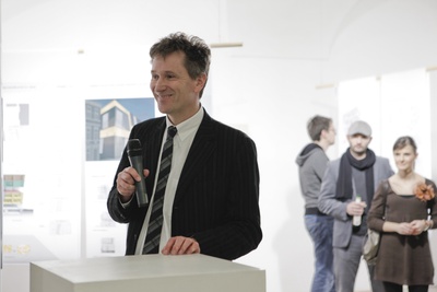 Preisverleihung und Ausstellungseröffnung, Stadtrat Wolfgang Riedler, Stadt Graz