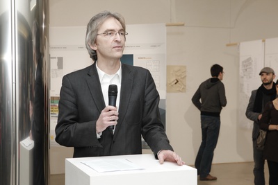 Preisverleihung und Ausstellungseröffnung, Urs Hirschberg, TU Graz